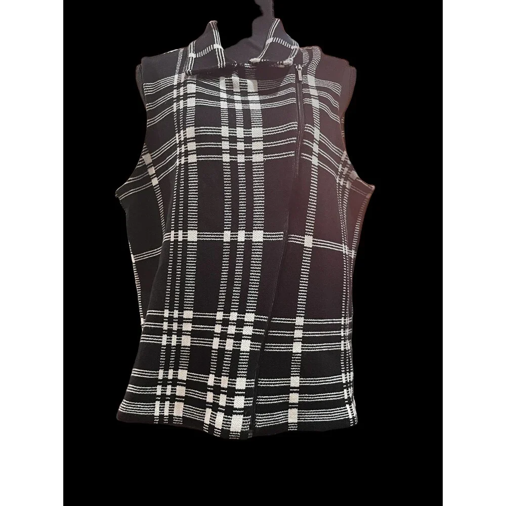 Chaps Zippered Sweater Vest Size OX/G - Picture 3 of 5